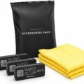 Nano Clear Accessories Pack – 3 Matte Sponges & 3 Microfiber Cloths | Watch Cleaning & Care Kit | Scratch-Free, Reusable, Lint-Free Cloth for Watches & Jewelry