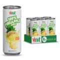 VINUT 100% Pineapple Juice with Real Pulp, Vitamin C Rich, No Added Sugar, Not From Concentrate, Gluten Free & Non-GMO Drink, 100% Vegan/Plant-Based, 10.82 fl oz Cans (Pack of 6)