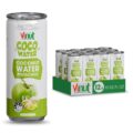 VINUT Pistachio Coconut Water, Creamy & Nutty Flavor, No Sugar Added, Vegan Hydration Drink, Gluten Free & Cholesterol Free, 10.8 fl oz (320ml) Cans (Pack of 12)