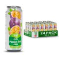 VINUT 100% Passion Fruit Juice, No Added Sugar, Not From Concentrate, 16.9 fl oz (500 mL) Can, Pack of 24