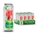 VINUT 100% Lychee Juice, No Added Sugar, Not From Concentrate, 16.9 fl oz (500 mL) Can, Pack of 12