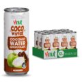 VINUT Chocolate Coconut Water, Dairy Free Plant-Based Milk Alternative, Creamy Cocoa Flavor, Lactose Free & Low Calorie, Non-GMO, 10.8 fl oz (320ml) Cans (Pack of 12)