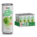 VINUT 100% Soursop Juice with Pulp (Guanabana, Graviola), No Added Sugar, Not From Concentrate, Gluten Free & Non-GMO Drink, 100% Vegan/Plant-Based, 10.82 fl oz Cans (Pack of 12)