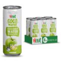 VINUT Pistachio Coconut Water, Creamy & Nutty Flavor, No Sugar Added, Vegan Hydration Drink, Gluten Free & Cholesterol Free, 10.8 fl oz (320ml) Cans (Pack of 6)