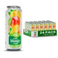 VINUT 100% Mango Juice, No Added Sugar, Not From Concentrate, 16.9 fl oz (500 mL) Can, Pack of 24