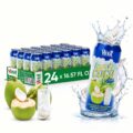 Vinut Original Coconut Water Drink With Pulp (16.57 fl oz, Pack of 24), Hydrate Naturally, Fresh, High Calcium, Potassium, Nutrient Rich, Not From Concentrate, Strong Coconut Flavor and Aroma